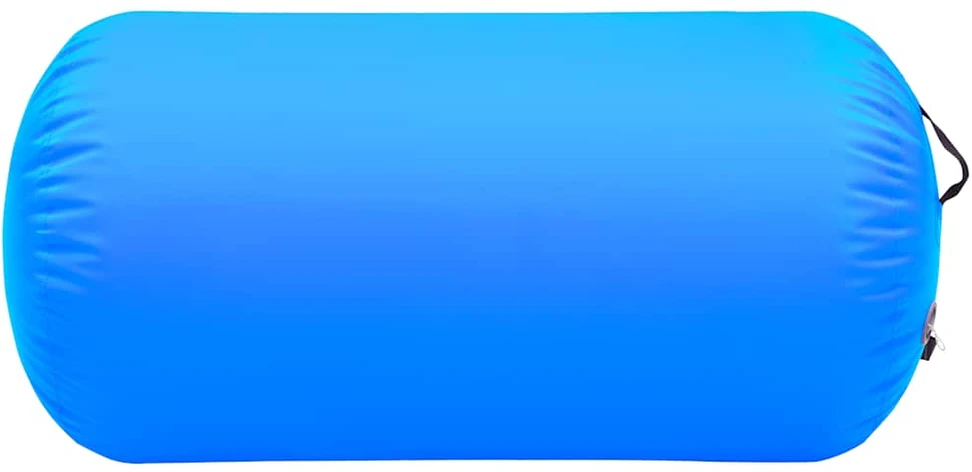 Gimnastikos ritinys su pompa, mėlynas, 120x90cm, PVC