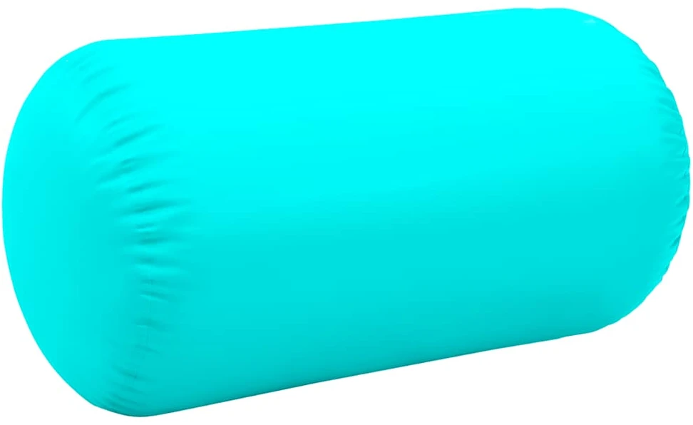 Gimnastikos ritinys su pompa, žalias, 120x90cm, PVC