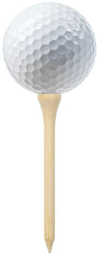 Golfo kamuoliukų laikikliai, 1000vnt., 83mm, bambukas