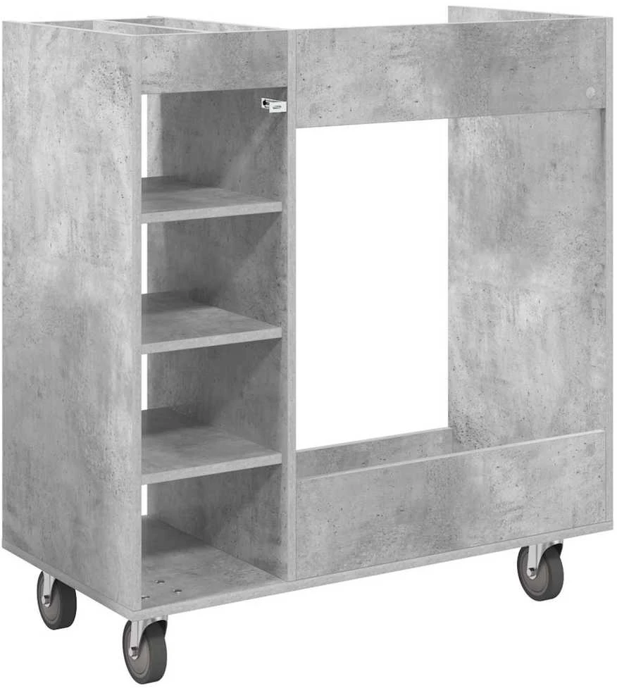 Golfo spinta Betono pilka 90 x 45 x 98 cm Engineered Wood