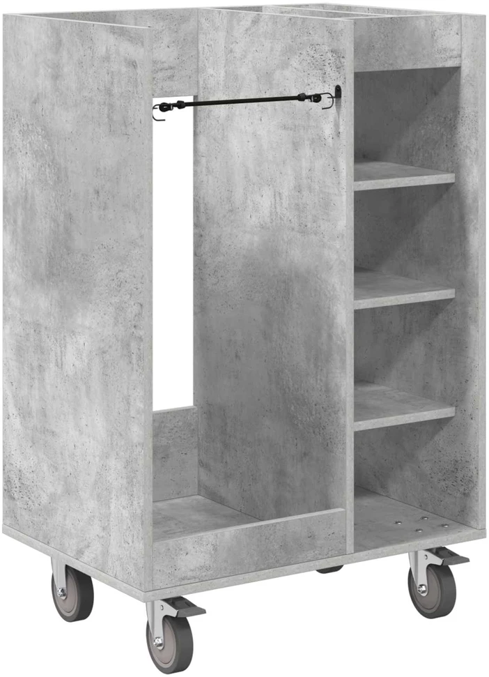 Golfo spinta su ratu Paprastas Betono pilka 65 x 45 x 98 cm