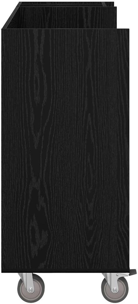 Golfo spinta su ratu Paprastas Juodas ąžuolas 120 x 45 x 98 cm