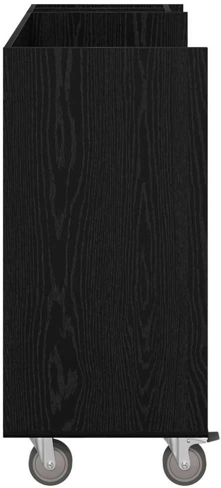 Golfo spinta su ratu Paprastas Juodas ąžuolas 120 x 45 x 98 cm