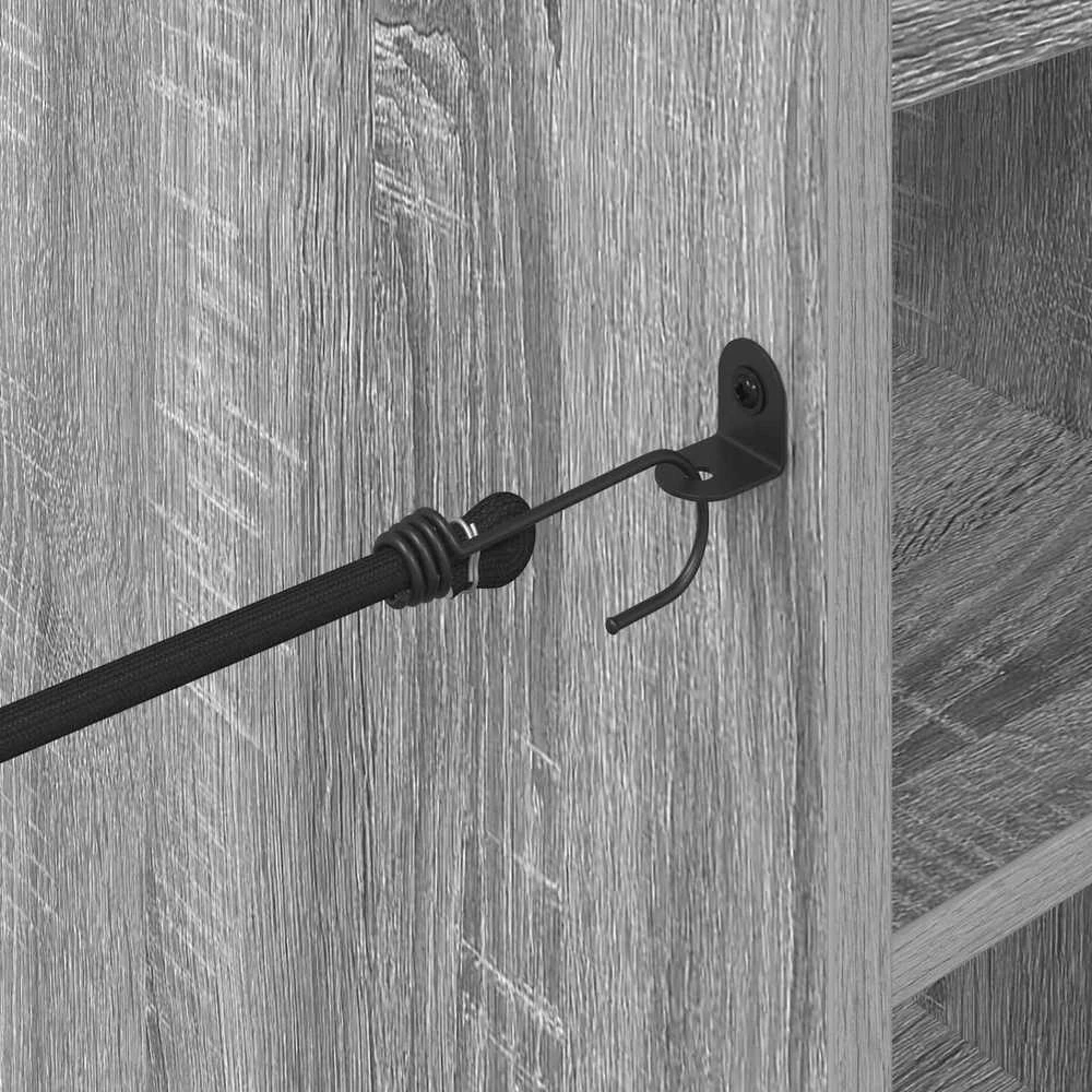 Golfo spinta su ratu Paprastas Pilkas Sonoma 120 x 45 x 98 cm