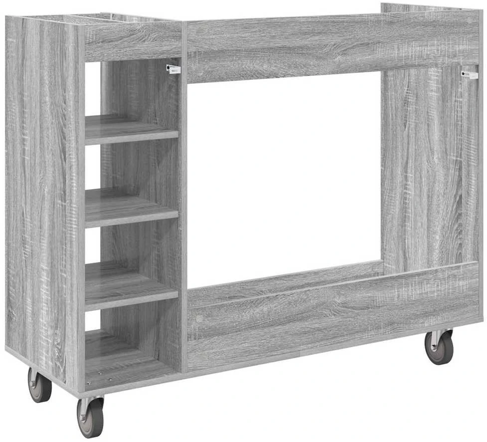 Golfo spinta su ratu Paprastas Pilkas Sonoma 120 x 45 x 98 cm