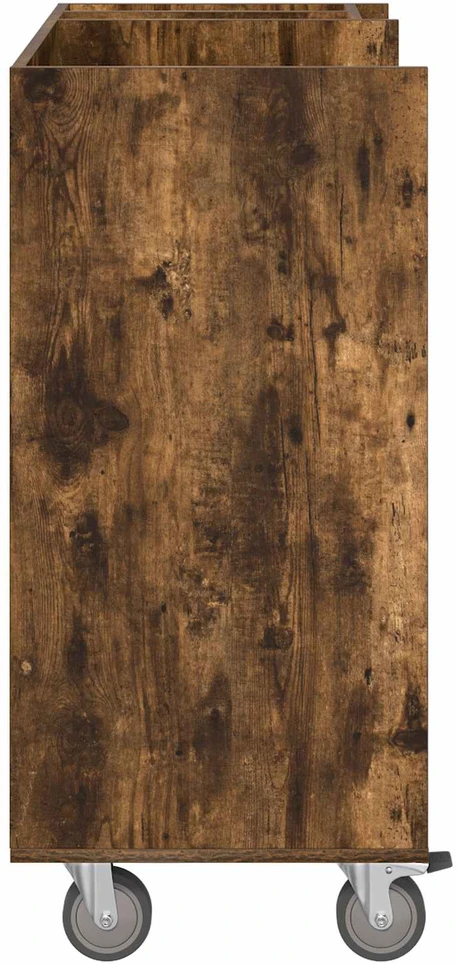Golfo spinta su ratu Paprastas Rūkyta ąžuolas 90 x 45 x 98 cm