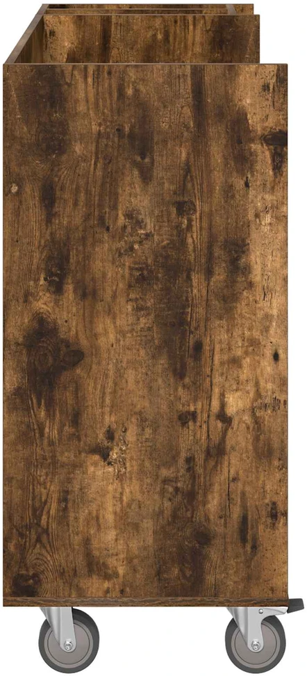 Golfo spinta su ratu Paprastas Rūkyta ąžuolas 120 x 45 x 98 cm