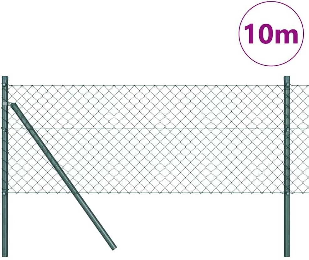 Grandinės tvoros tvirtinimas 10 x 0,4 m PVC dengtas plienas