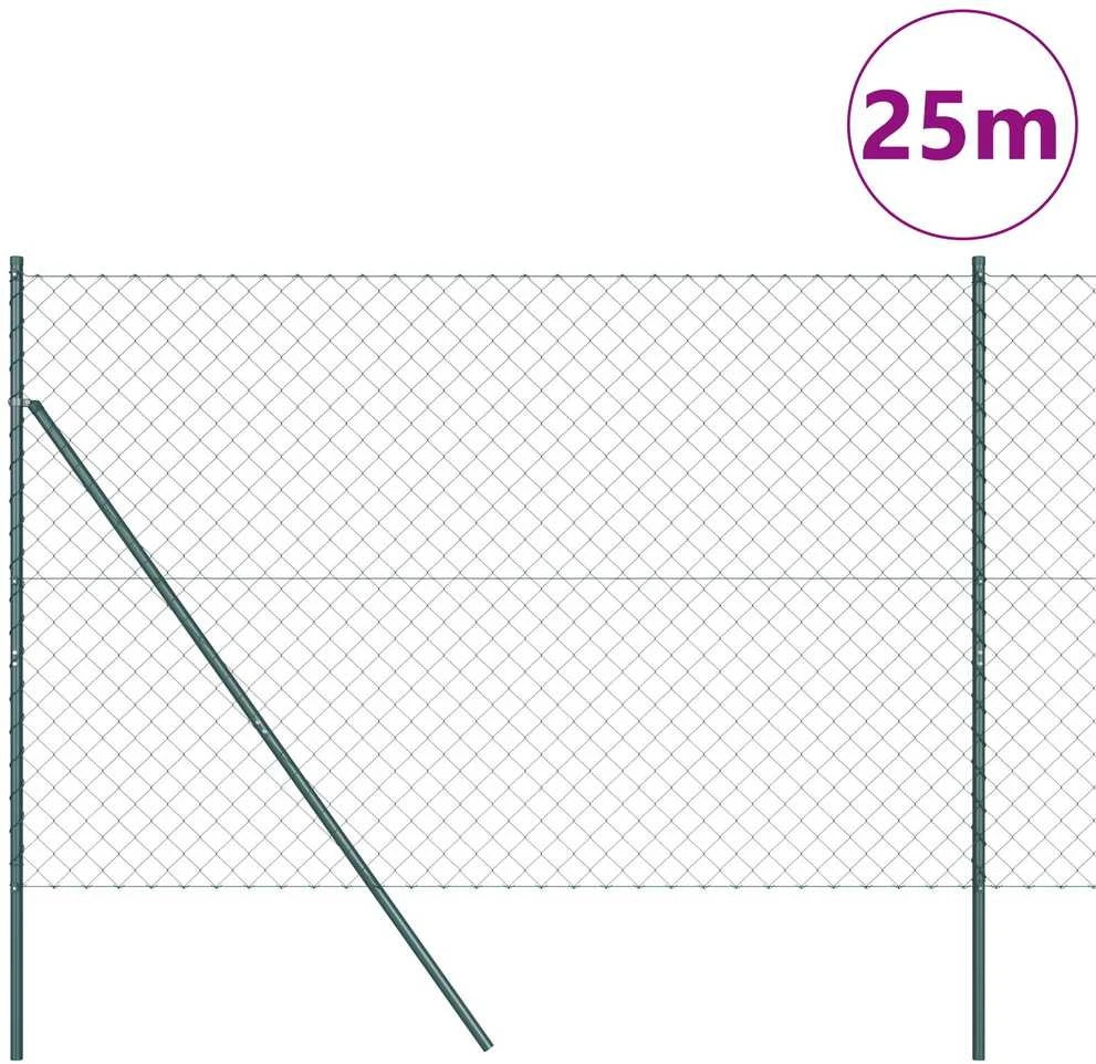 Grandinės tvoros tvirtinimas 1,5 x 25 m PVC dengtas plienas