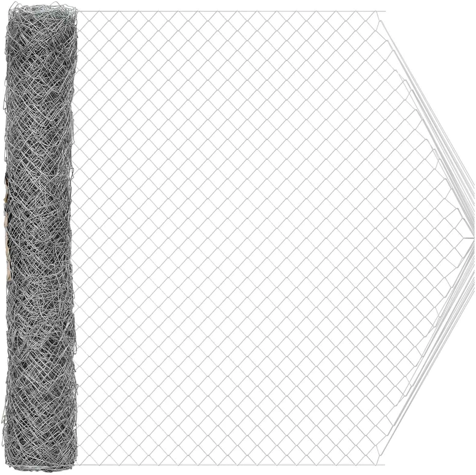 Grandinės ryšio tvora 2 x 10 m Plienas Galvanizuotas