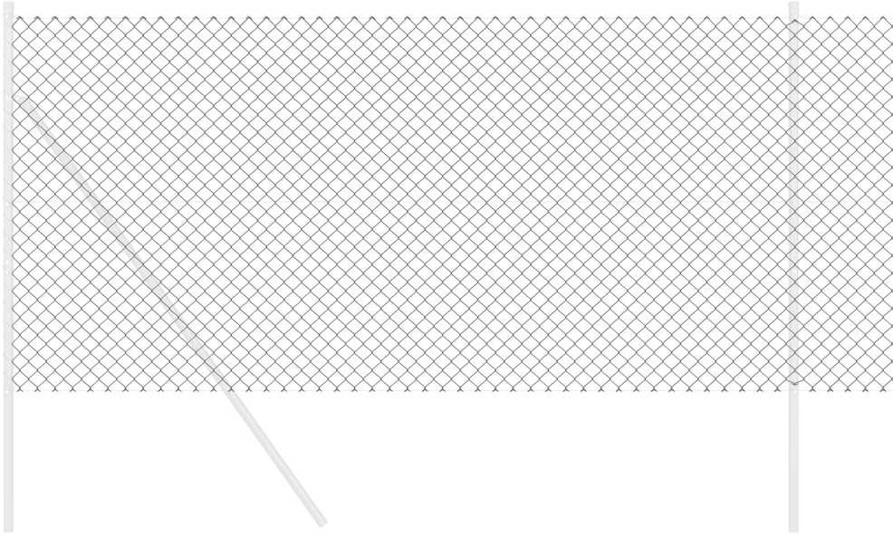 Grandinės ryšio tvora 25 x 1,2 m Plienas Pilka