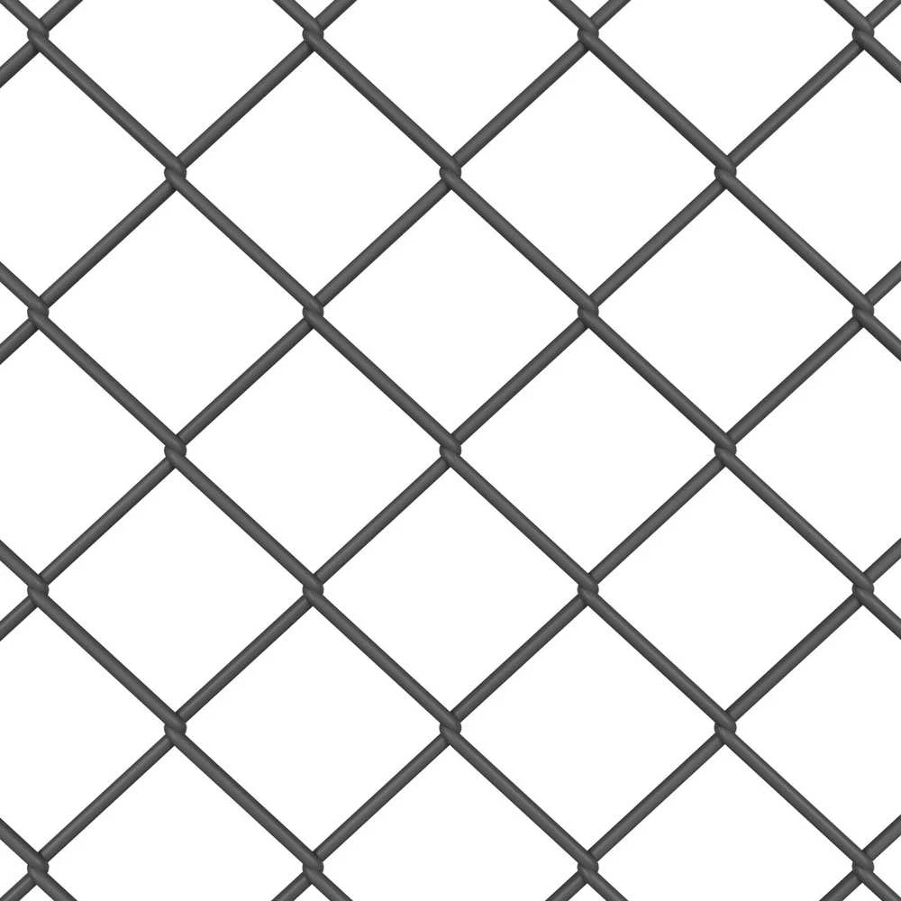 Grandinės ryšio tvora 25 x 1,6 m Plienas Pilka