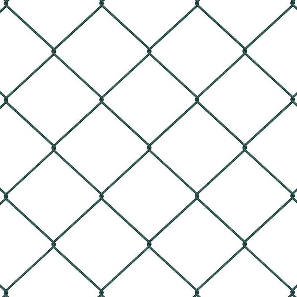 Grandininė tvora su smaigaliais 10 x 1,5 m PVC dengtas plienas