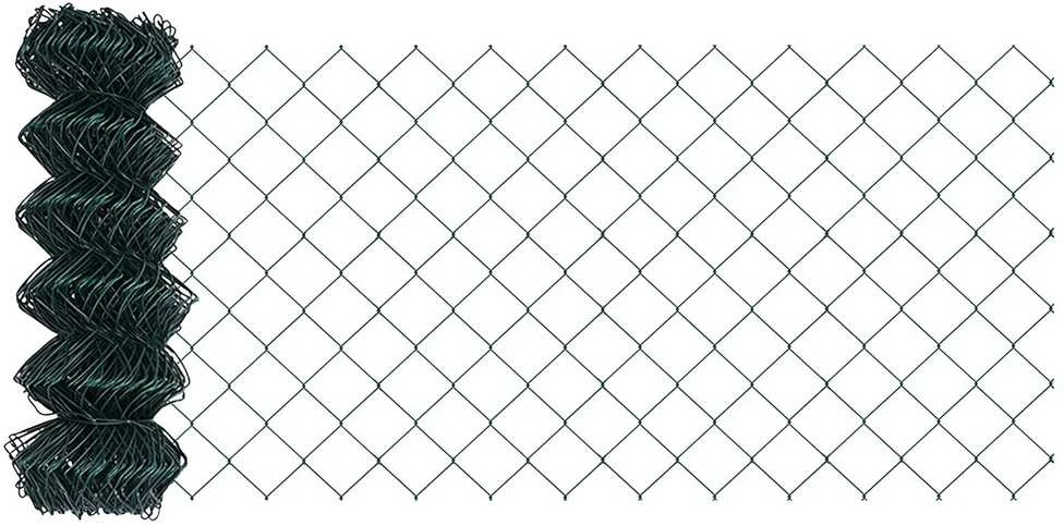 Grandinės ryšio tvora 25 x 0,4 m Plienas Žalia