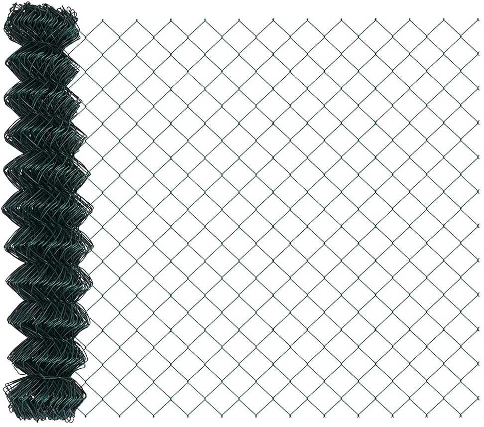 Grandinės ryšio tvora 25 x 1,4 m Plienas Žalia