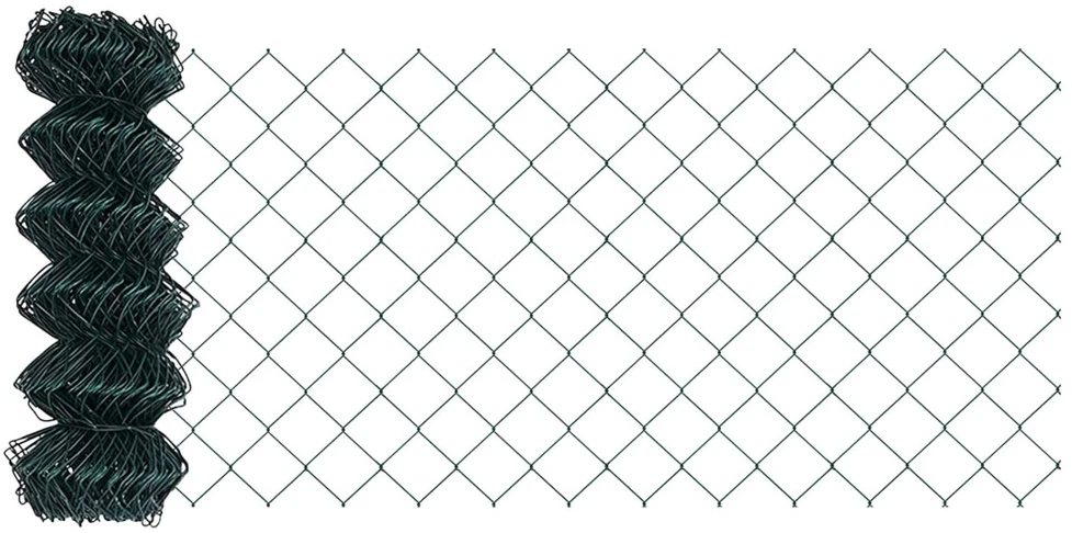 Grandinės ryšio tvora 25 x 0,6 m Plienas Žalia