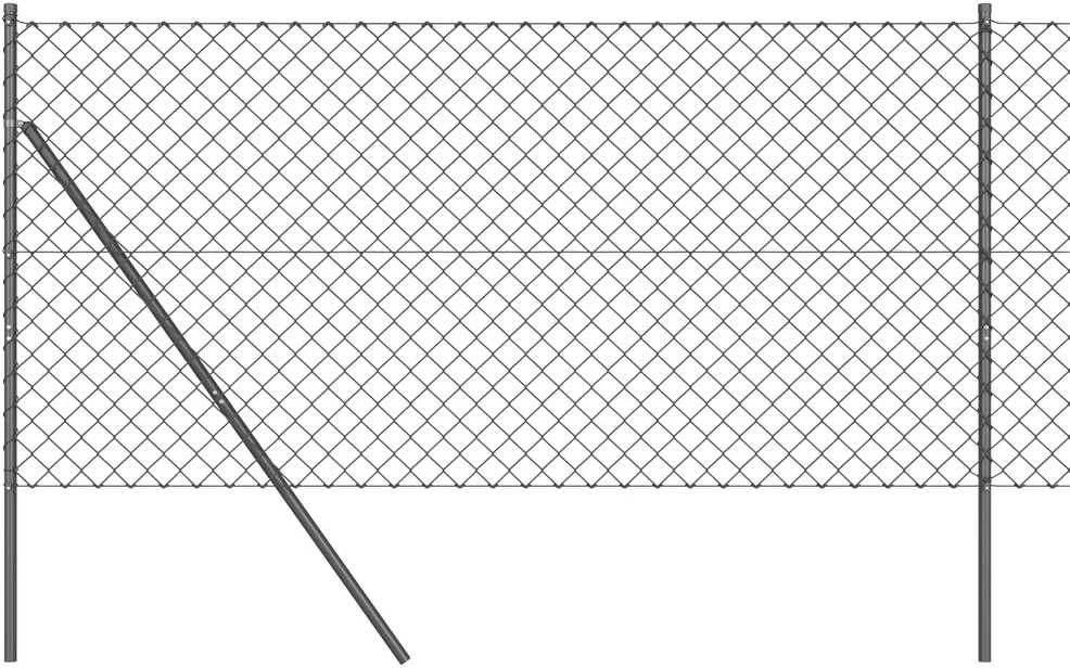 Grandinės tvoros tvirtinimas 25 x 1,4 m PVC dengtas plienas