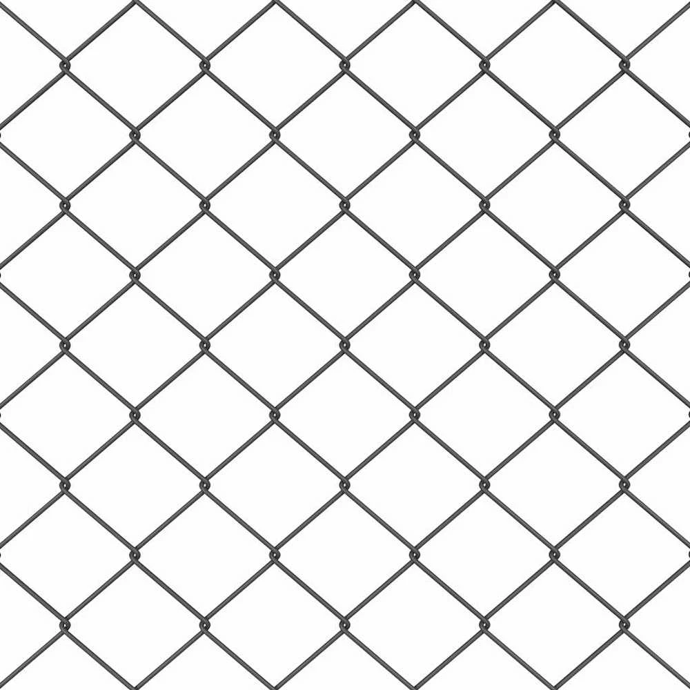 Grandininė tvora su smaigaliais 10 x 1,6 m PVC dengtas plienas