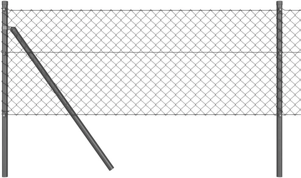 Grandinės tvoros tvirtinimas 10 x 0,6 m PVC dengtas plienas