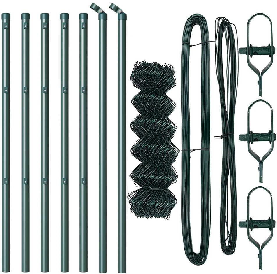 Grandinės tvoros tvirtinimas 10 x 0,4 m PVC dengtas plienas