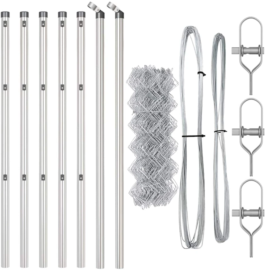 Grandinės tvoros tvirtinimas 10 x 0,6 m Galvanizuotas plienas