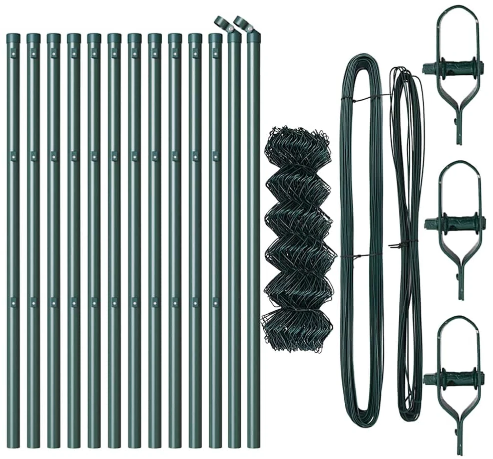 Grandinės tvoros tvirtinimas 25 x 0,6 m PVC dengtas plienas