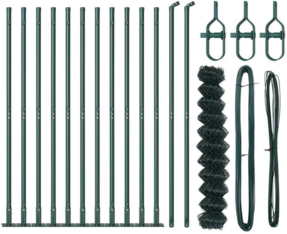 Grandininė tvora su betono baze 25 x 1,2 m PVC dengtas plienas