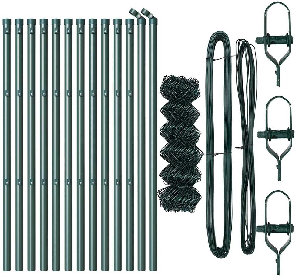 Grandinės tvoros tvirtinimas 25 x 0,6 m PVC dengtas plienas