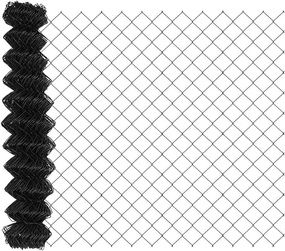 Grandininės tvoros su stulpeliu 10 x 1,2 m PVC dengtas plienas