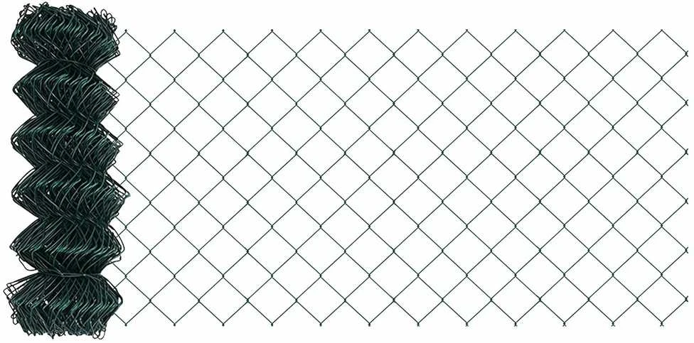 Grandininės tvoros su stulpeliu 25 x 0,6 m PVC dengtas plienas