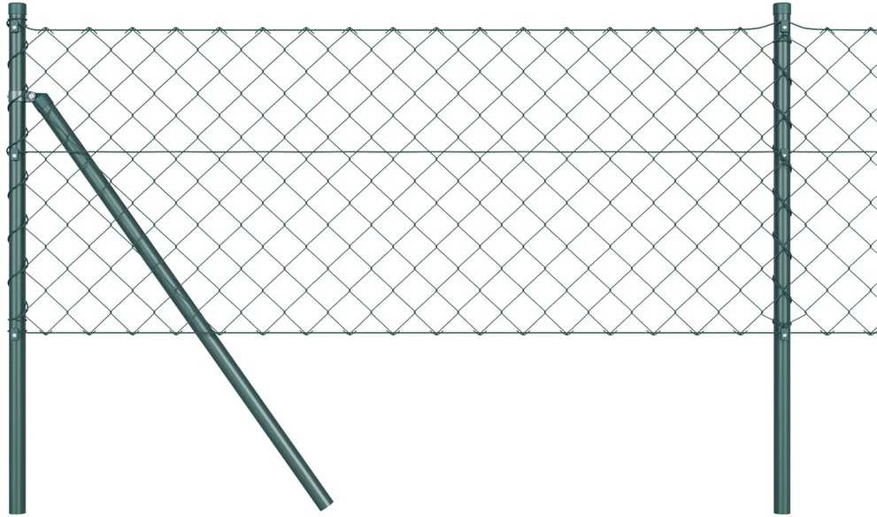 Grandinės tvoros tvirtinimas 10 x 0,8 m PVC dengtas plienas