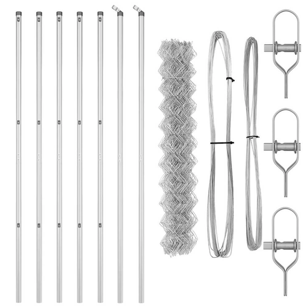 Grandinės tvoros tvirtinimas 10 x 1,6 m Galvanizuotas plienas