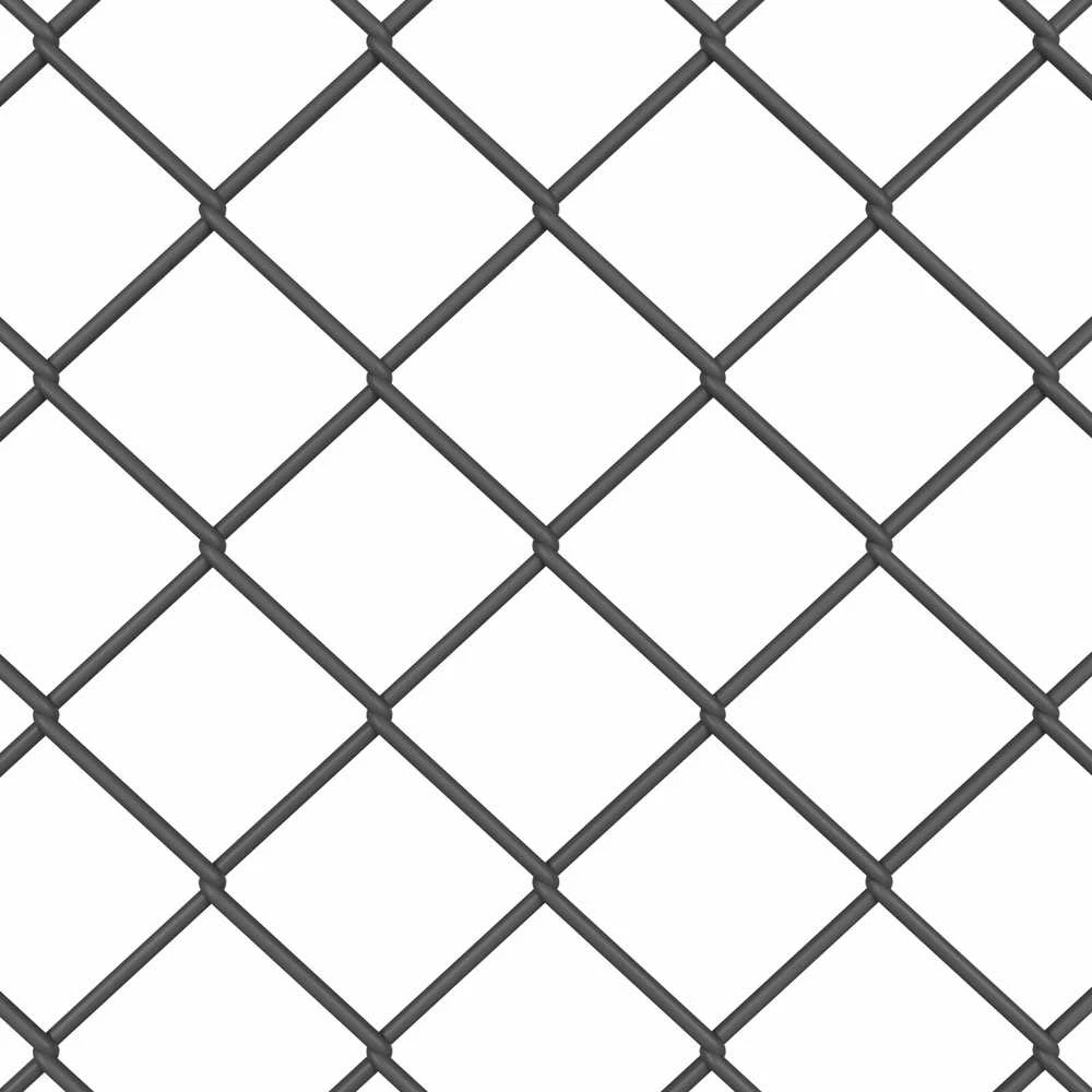 Grandininės tvoros su stulpeliu 25 x 1,4 m PVC dengtas plienas
