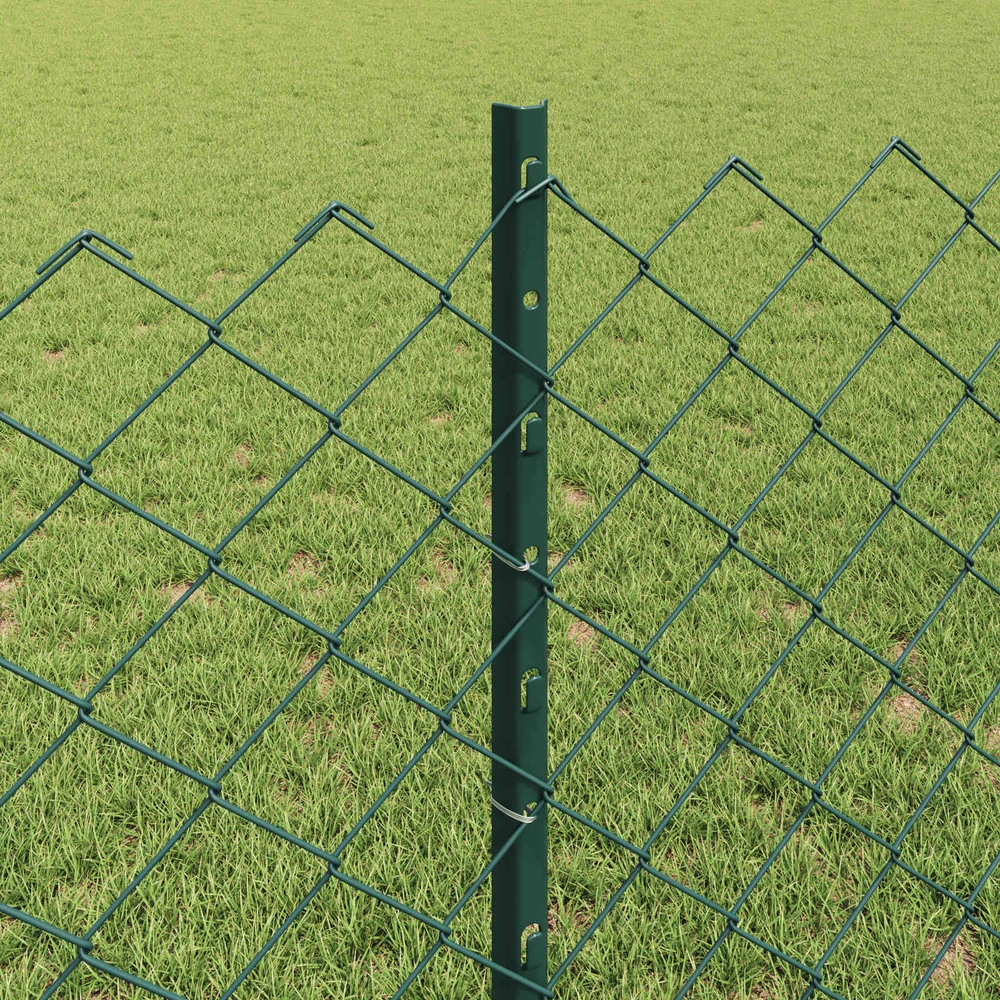 Grandininės tvoros su stulpeliu 10 x 0,8 m PVC dengtas plienas