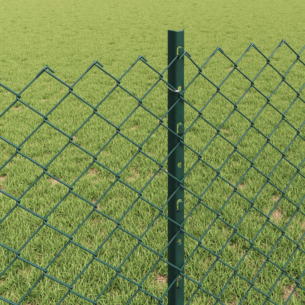 Grandininės tvoros su stulpeliu 10 x 0,8 m PVC dengtas plienas