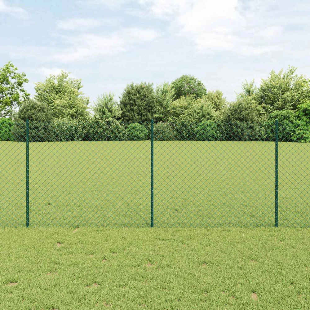 Grandininės tvoros su stulpeliu 10 x 1 m PVC dengtas plienas