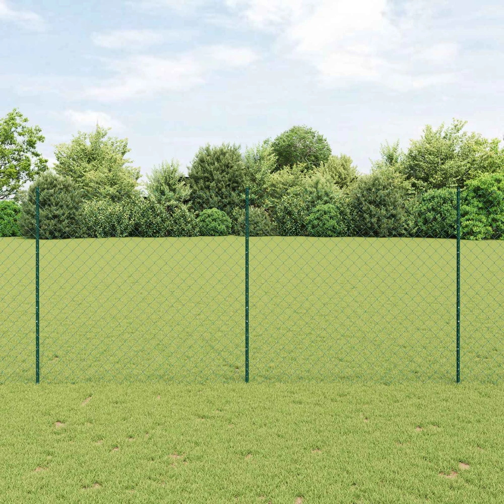Grandininės tvoros su stulpeliu 10 x 1,4 m PVC dengtas plienas