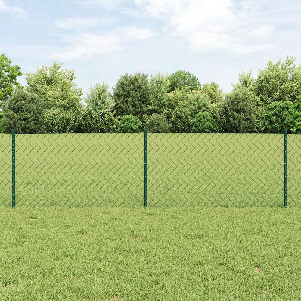 Grandininės tvoros su stulpeliu 25 x 0,6 m PVC dengtas plienas