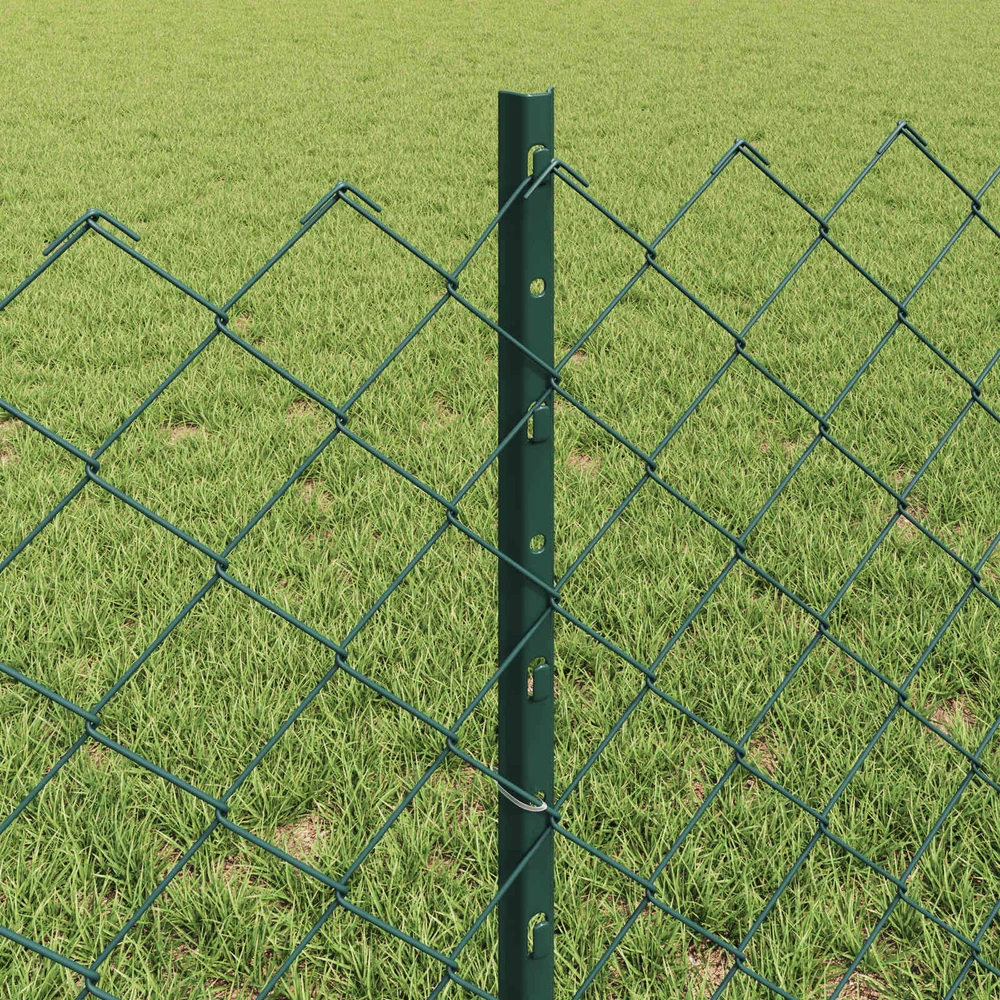 Grandininės tvoros su stulpeliu 25 x 0,6 m PVC dengtas plienas