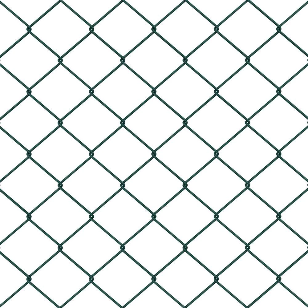 Grandininės tvoros su stulpeliu 10 x 1 m PVC dengtas plienas