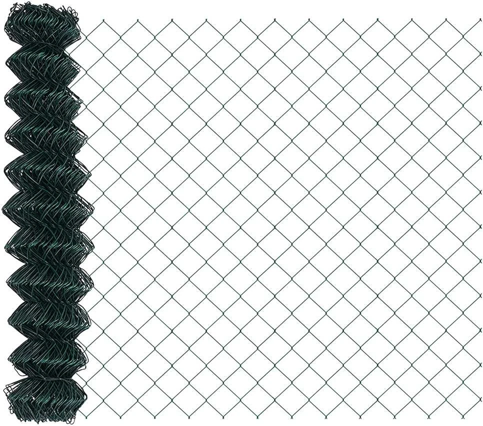 Grandininės tvoros su stulpeliu 10 x 1 m PVC dengtas plienas