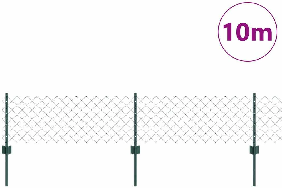 Grandininės tvoros su stulpeliu 10 x 0,4 m PVC dengtas plienas