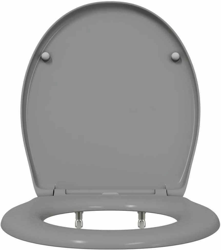 Tualeto sėdynė Pilka 47 x 37 x 4 cm Duroplastas
