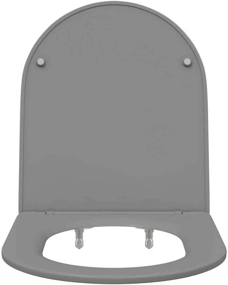 Tualeto sėdynė Pilka 47 x 36 x 3,4 cm Duroplastas