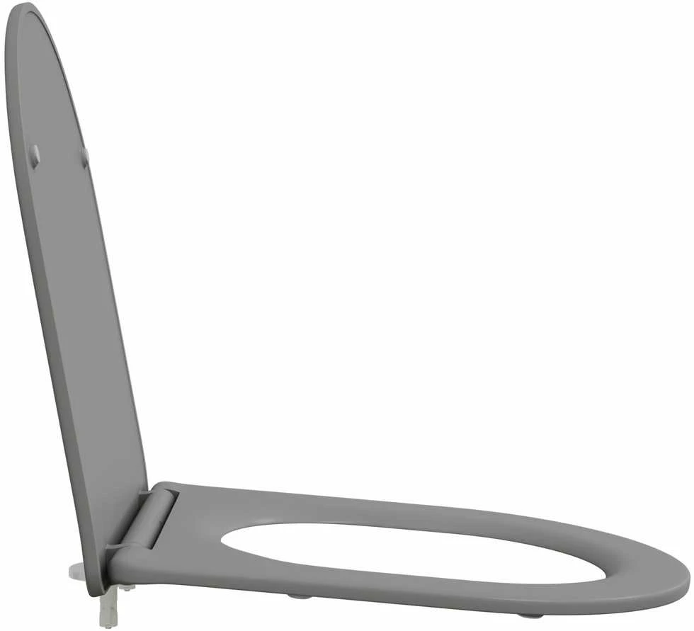 Tualeto sėdynė Pilka 47 x 36 x 3,4 cm Duroplastas