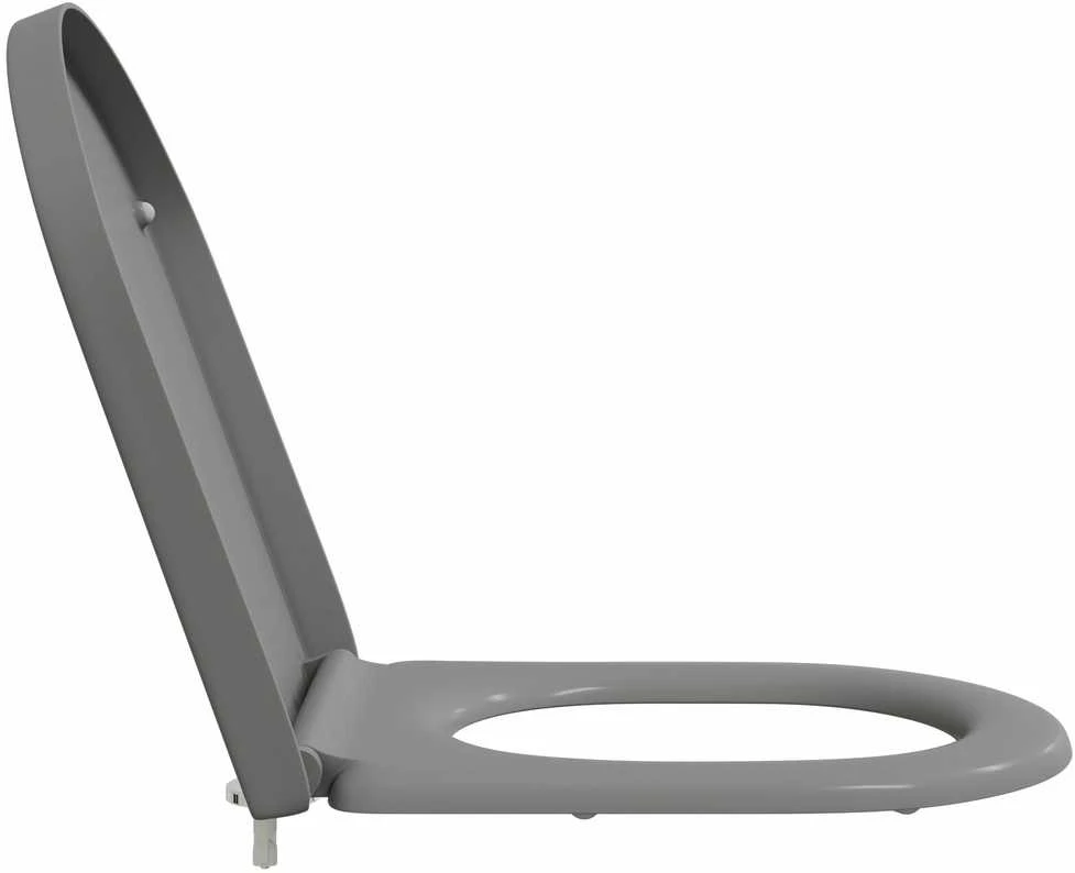 Tualeto sėdynė Pilka 49 x 36 x 4 cm Duroplastas