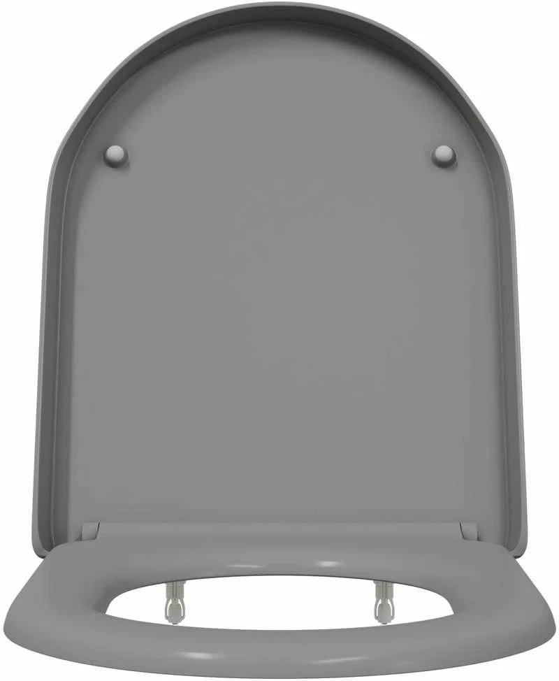 Tualeto sėdynė Pilka 49 x 36 x 4 cm Duroplastas