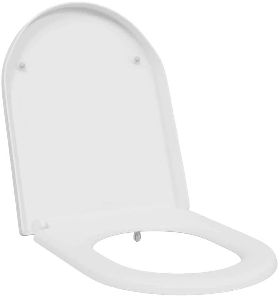 Tualeto sėdynė Balta 49 x 36 x 4 cm Duroplastas