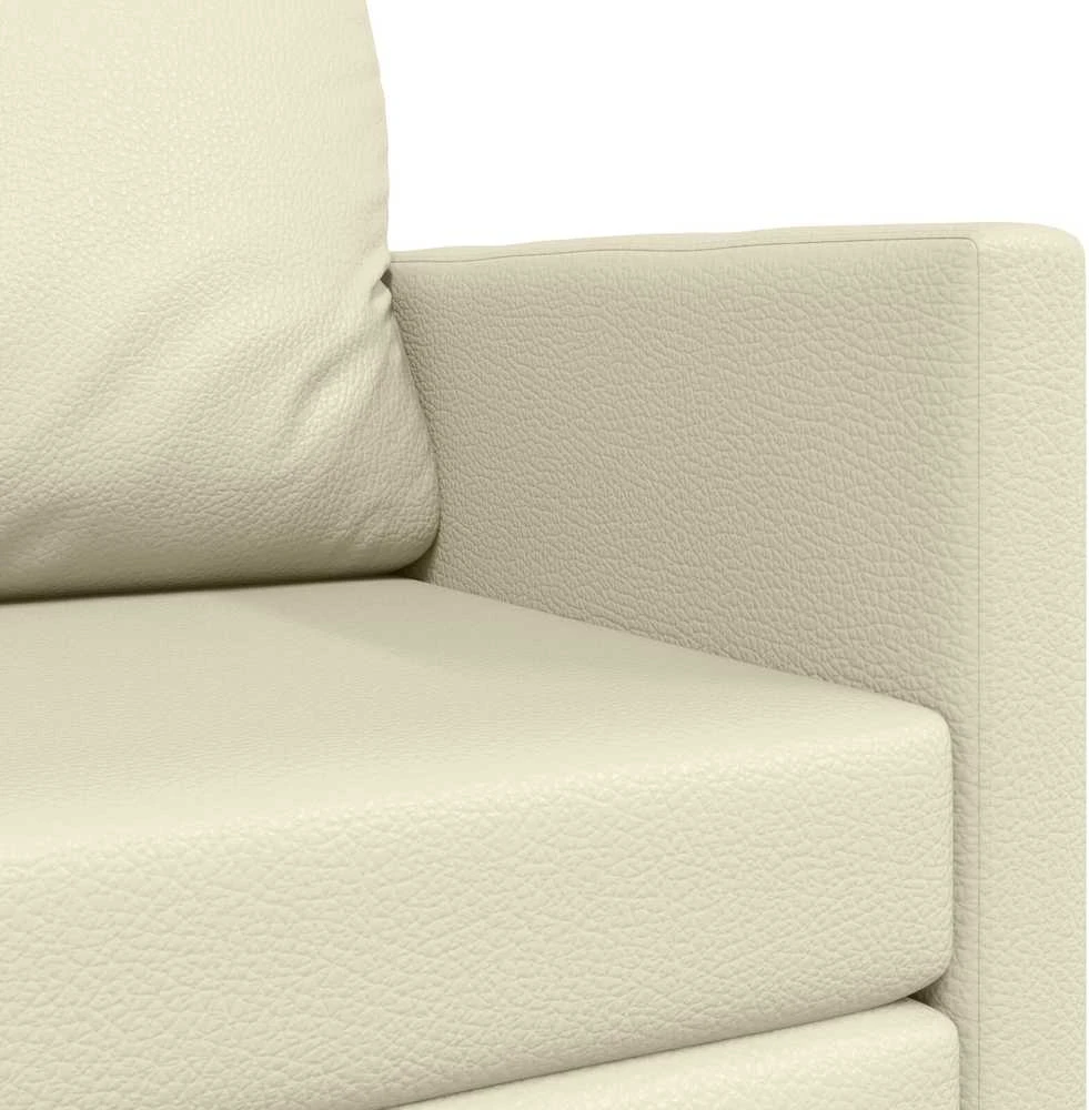 Sofa lova Kreminė 124 x 71 x 78 cm Dirbtinė Oda