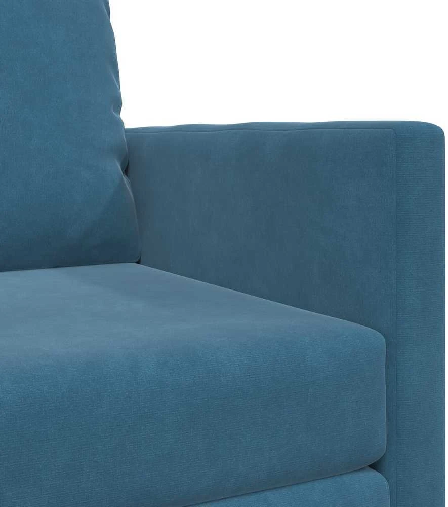 Sofa lova Mėlyna 74 x 77 x 81 cm Aksomas
